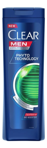 CLEAR NUTRIUM шампунь д/волос против перхоти phytotechnology с экстр. растений 400мл